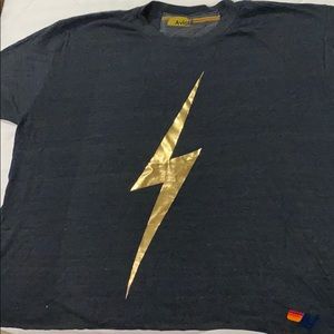 Aviator Nation Crop Boyfriend Tee